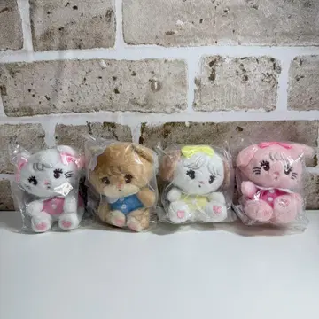 mikko 캐릭터 봉제 인형 4종 컴플리트 세트 2