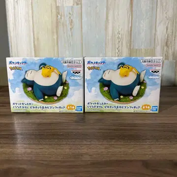 포켓몬스터 쿠츠로기 타임 피카츄&카비곤 피규어