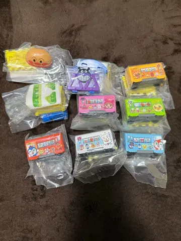 날아라! 호빵맨 캐릭터 레일 NEW 4 가챠 컴플리트