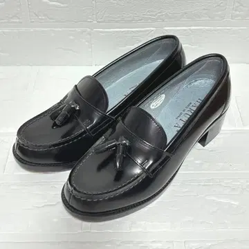 [새상품급] HARUTA 하루타 힐업 태슬 로퍼 블랙 24cm