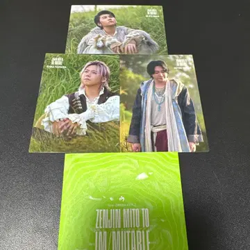 젠진 포토 카드 3장 세트 미세스 그린애플