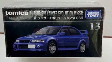 타카라토미 토미카 프리미엄 미쓰비시 랜서 에볼루션 VI GSR 13