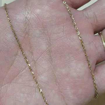 10K YG AVALANCHE 목걸이 체인 47.5cm