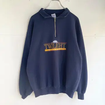 Jerzees 카라 부착 자수 맨투맨 디자인 맨투맨 구제 의류 저지