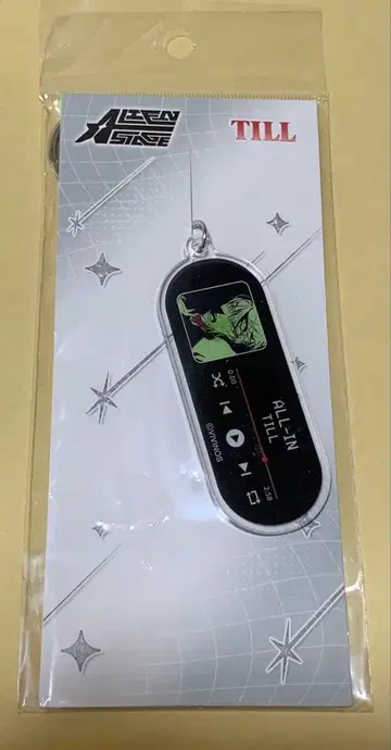 에이리언 스테이지 음악 플레이어풍 아크릴 키링 티르