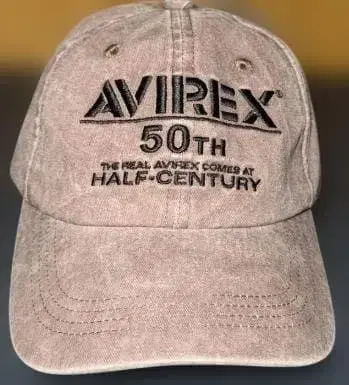 AVIREX 50주년 기념 베이지 캡