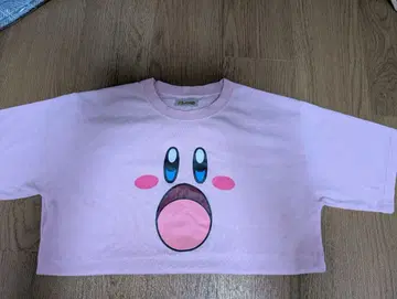 별의 커비 M 사이즈 티셔츠 핑크