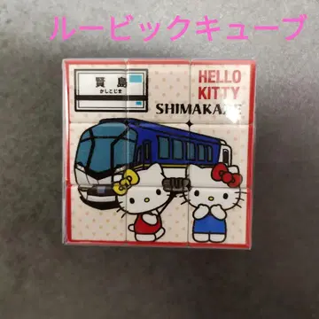 긴테츠 전철 산리오 콜라보 루빅스 큐브 불새 키티 시나모롤