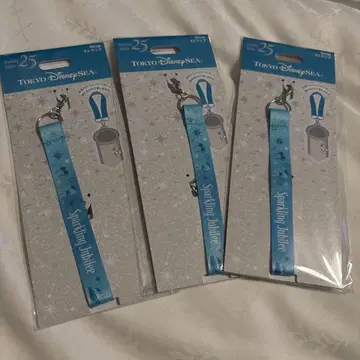 도쿄디즈니씨 스파클링 주빌레 스트랩 3개 세트