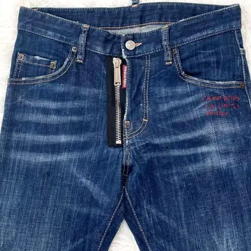 미사용급 DSQUARED2 Skater 빅 ZIP 데님 42