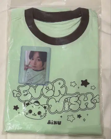 NCTWISH 에버랜드 티셔츠 리쿠 포토카드