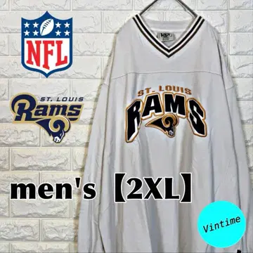 y255 [Lee] 자수 로고 풋볼 셔츠 [남성용 2XL] 화이트