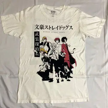 문호 스트레이독스 T셔츠 M 양면 포트 마피아 애니메이션