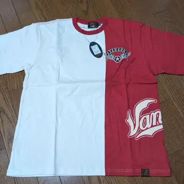 VANSON 투톤 빨간색 x 화이트 새상품