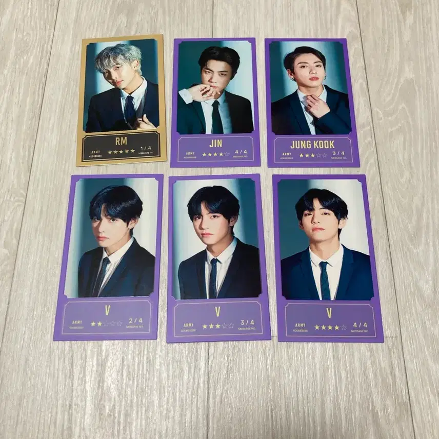 bts防房コーンメッセージカード