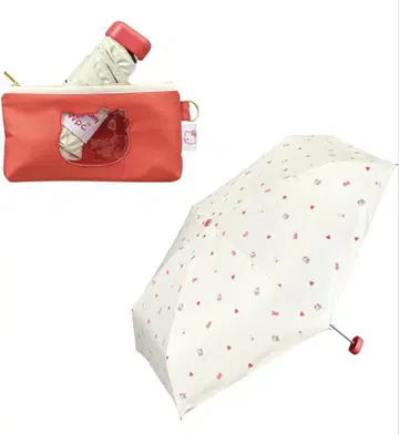 Wpc. 접이식 우산 산리오 캐릭터즈 키티 차광 양산