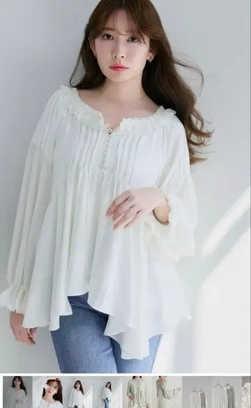 [완판템] Fionna Lace Blouse herlipto