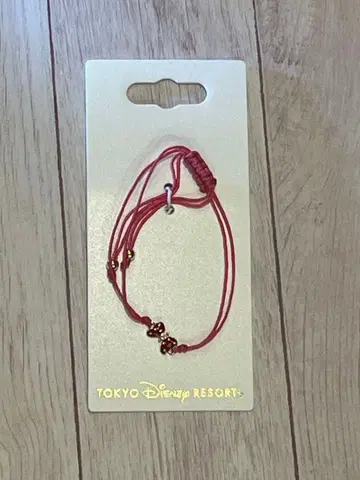 도쿄 디즈니 리조트 팔찌 미니 리본 핑크