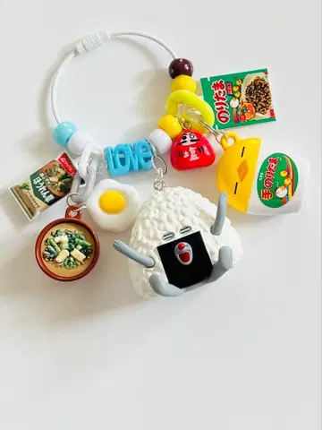 오니기리 보이 스톤 빵도둑 찰랑찰랑 키링 No.403