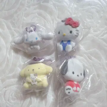 산리오 캐릭터즈 후와와 플로키 마스코트 세미 컴프