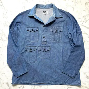 [레어] 엔지니어드 가먼츠 데님 풀오버 셔츠 L 상당 4 포켓