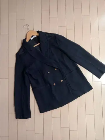 DOUDOU(두두) 메쉬 더블 자켓 [ 네이비 ]