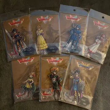 드래곤 퀘스트 I&II, III 아크릴 스탠드 7종 세트