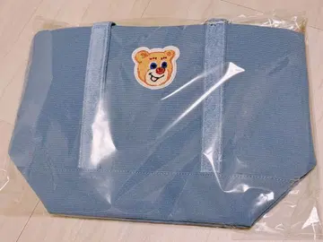 [ 미사용 새상품 ] 올드 테디 와펜 토트백 라이트 블루