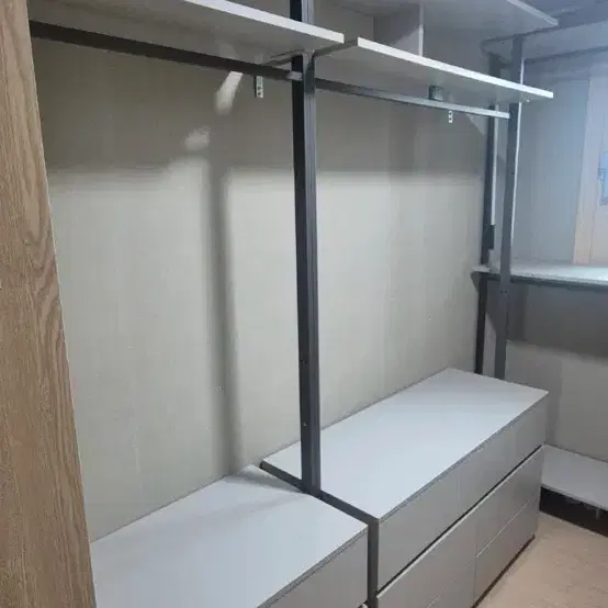모던한 시스템 옷장 행거 옷장