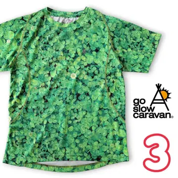 고 슬로우 캐러밴 go slow caravan 올 패턴 클로버 T셔츠