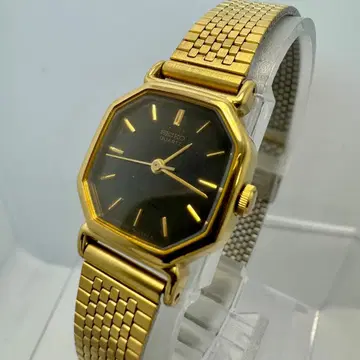 [부동] SEIKO 세이코 손목시계 옥타곤 골드 빈티지 80s~90s