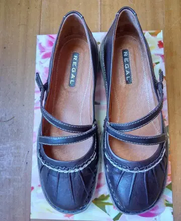 REGAL 리갈 다크 브라운 플랫슈즈