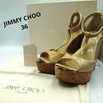 JIMMY CHOO 샌들 웨지솔 Pela 신발 지미추 36