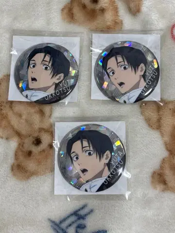 [주술회전] 홀로그램 캔뱃지 ver2 옷코츠 유타 3개 세트