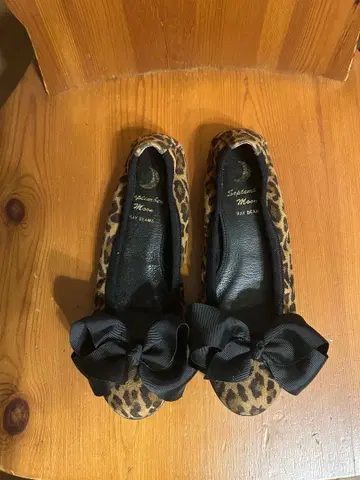 September Moon RAY BEAMS 레오파드 무늬 신발 22.5