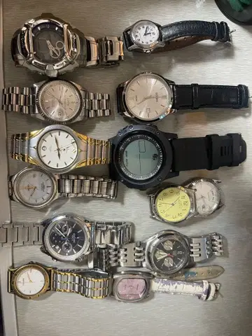 남성용 시계 세트 다양한 스타일