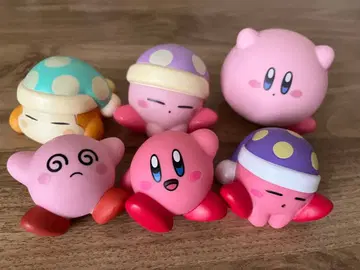 커비 피규어 세트 6개 가챠가챠