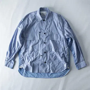 레어 sacai THOMAS MASON 스트라이프 도킹 셔츠 1