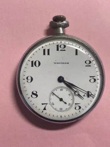 [ 빈티지 ] [ 레어템 ] Waltham 수동 와인딩 회중시계