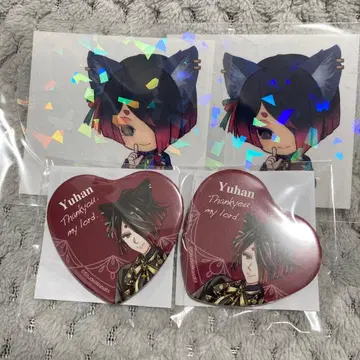 악마 집사와 검은 고양이 아쿠네코 난자타운 유한 하트 캔 클리어 카드