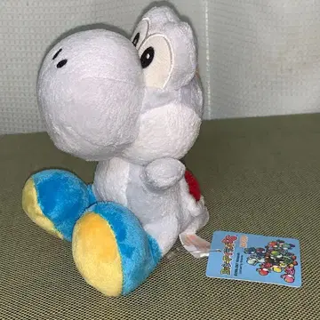 산에이 무역 요시 아일랜드 DS 요시 흰색 봉제 인형 / 슈퍼 마리오