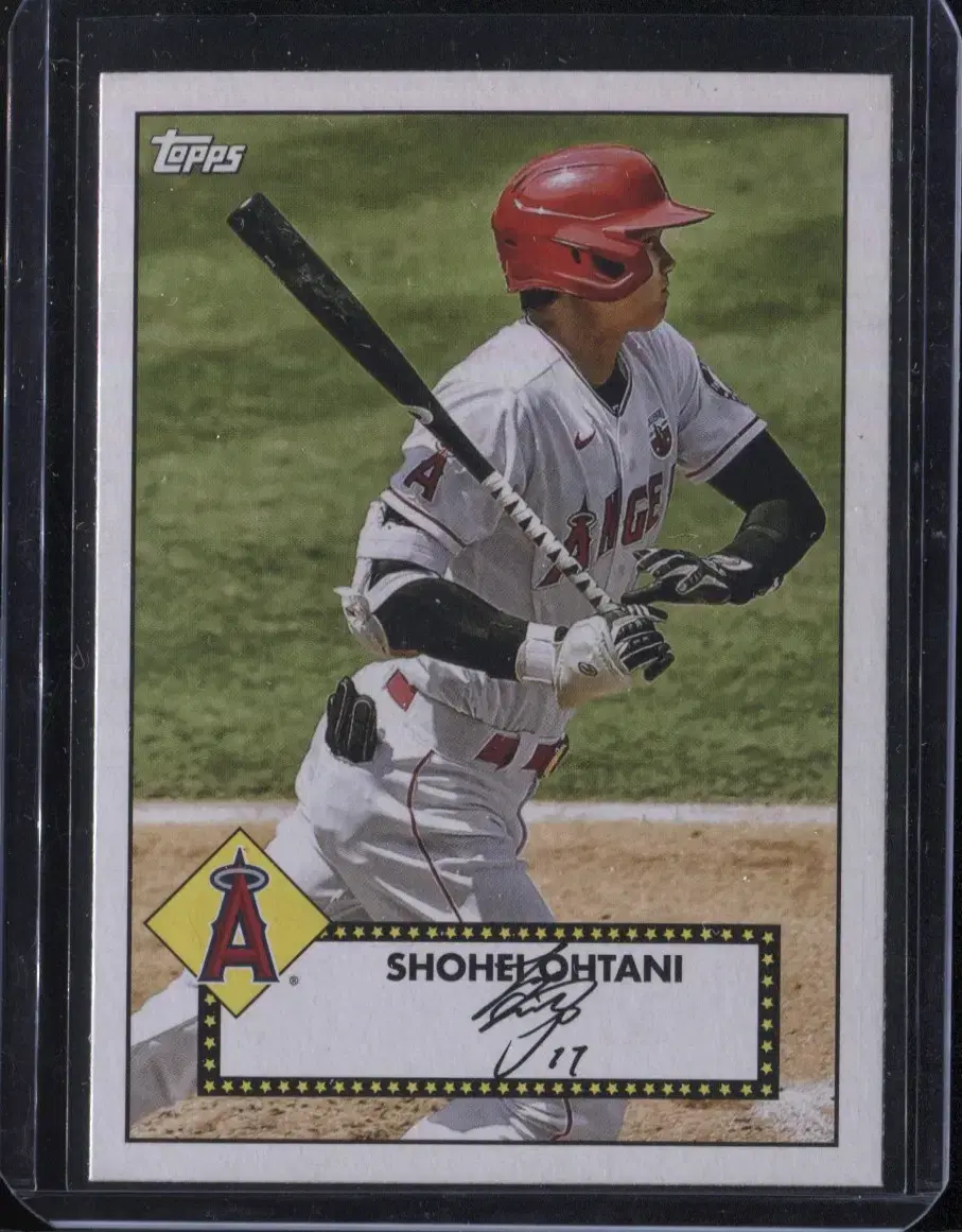 쇼헤이 오타니 topps 인쇄사인 카드