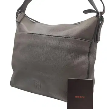 새상품급 HIROFU 비타 숄더백 2way 주름 가죽 그레이지