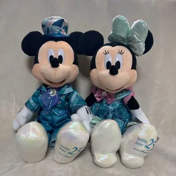 디즈니씨 25주년 스파클링 쥬빌리 봉제 인형 페어
