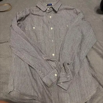 Backers 히코리 셔츠 스트라이프 커버올 데님 M