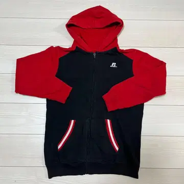 Russell Athletic 빨검 집업 후드티 XL
