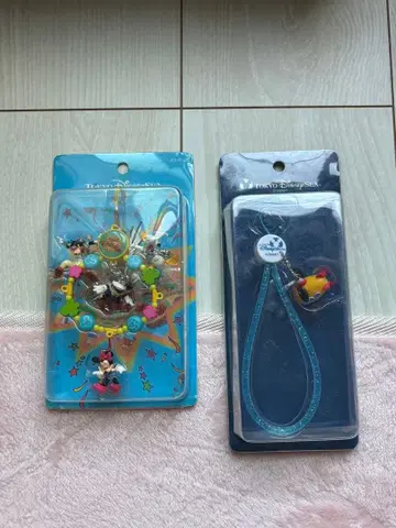 [레어] 도쿄디즈니씨 스트랩 세트