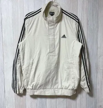adidas 아이보리, 화이트 풀오버 자켓 M 아디다스 골프