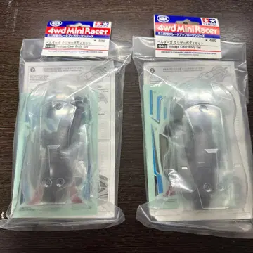 타미야 미니 사륜구동 부품 15482 벨더가 클리어 바디 세트 2개