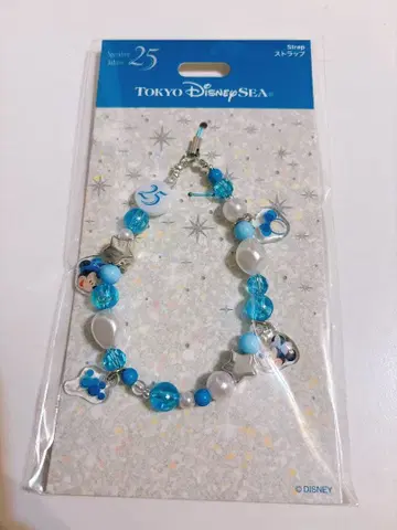 도쿄디즈니씨 25주년 스트랩 스파클링 비쥬리